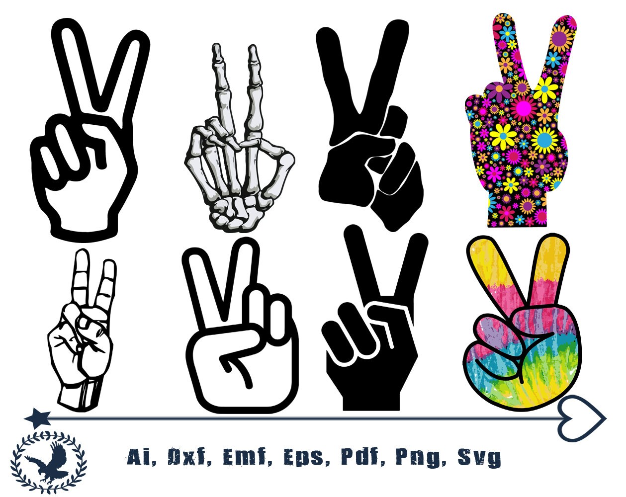 Download Peace Hand SVG Peace Sign Hand Symbol PNG Clipart Peace | Etsy