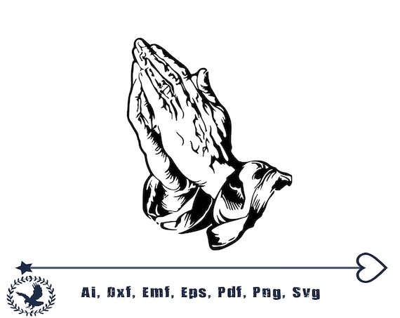 Download Praying Hands Svg Prayer Svg Christian Svg Praying Svg Etsy