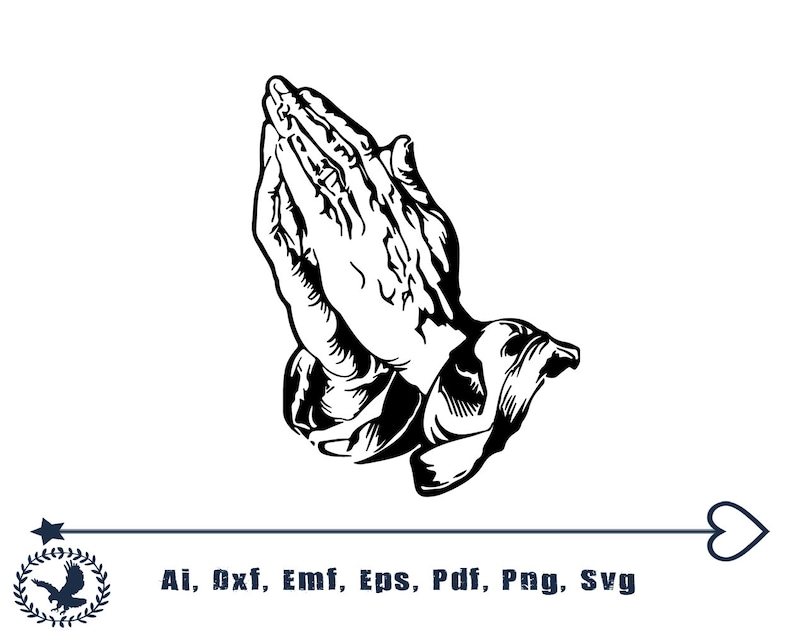 Download Praying Hands Svg Prayer Svg Christian Svg Praying Svg | Etsy