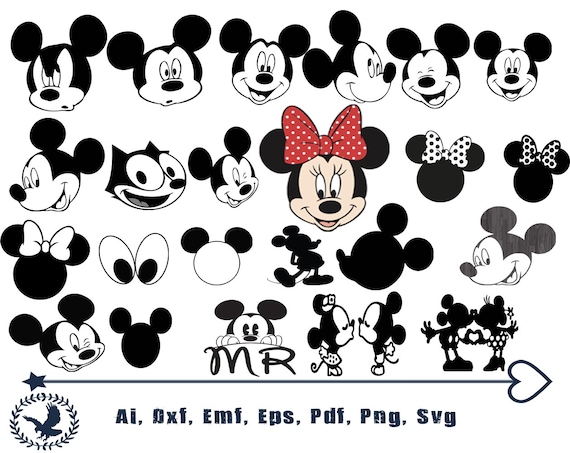 Minnie Monogram Frame SVG - Minnie Mouse SVG