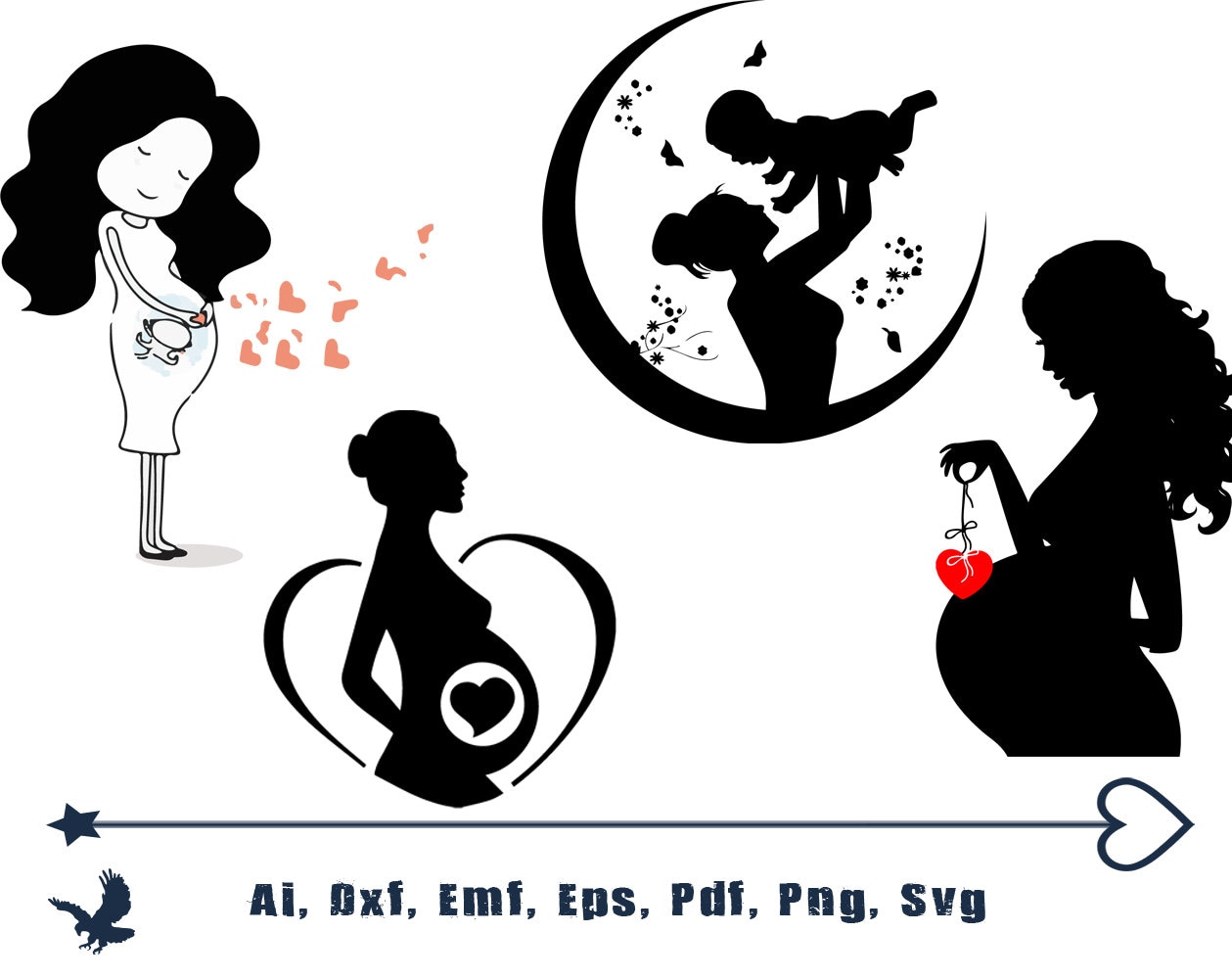 Download Pregnant Mom Svg Pregnant Svg Pregnancy Svg Mom Svg Mom To Etsy