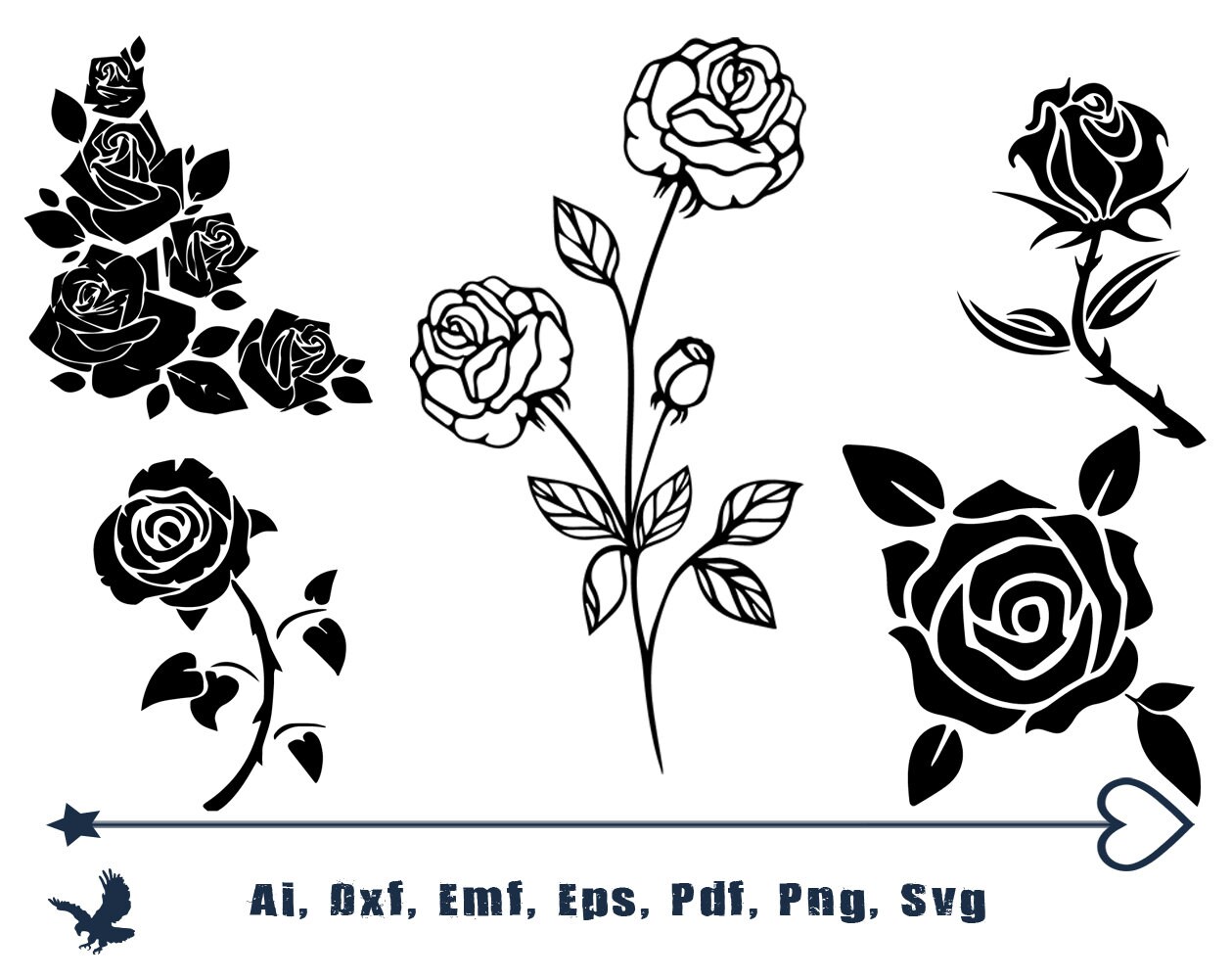 Stencil Floral SVG (1988950)