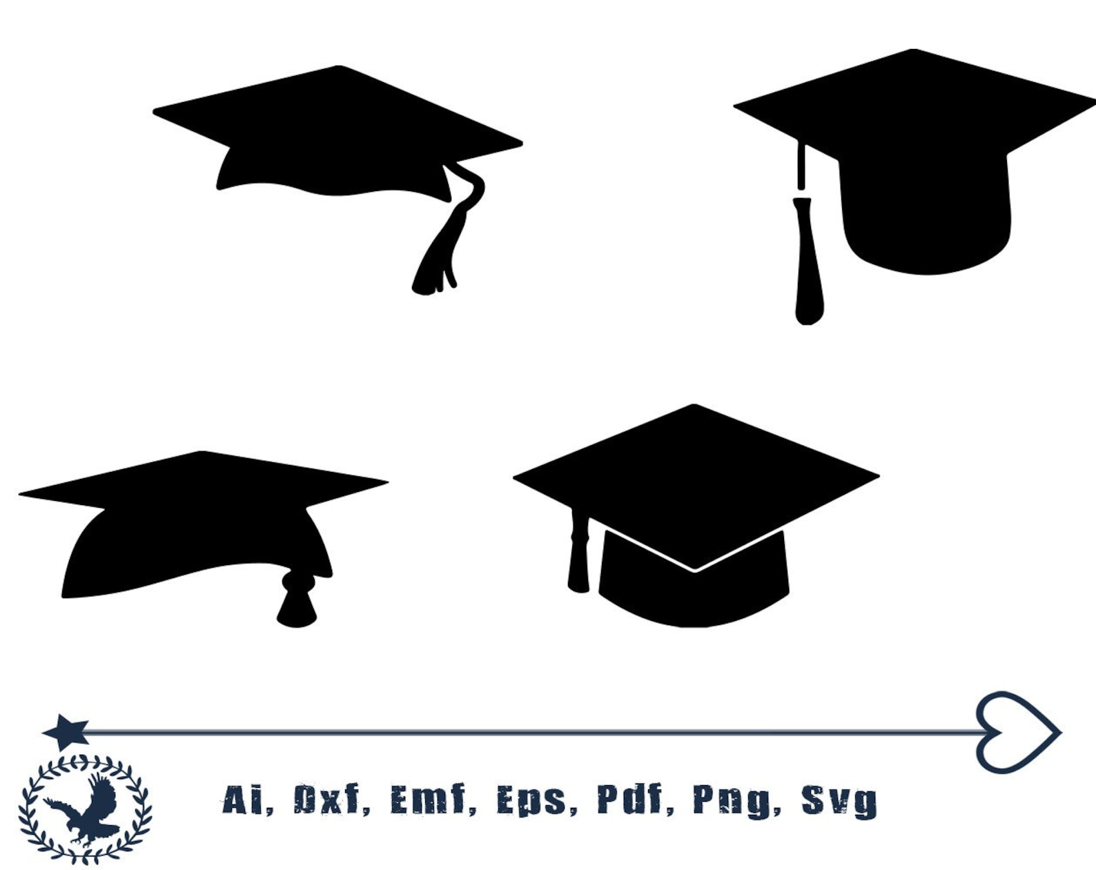 Graduation Svg File Graduation Hat Svg Graduation Cap Svg Etsy