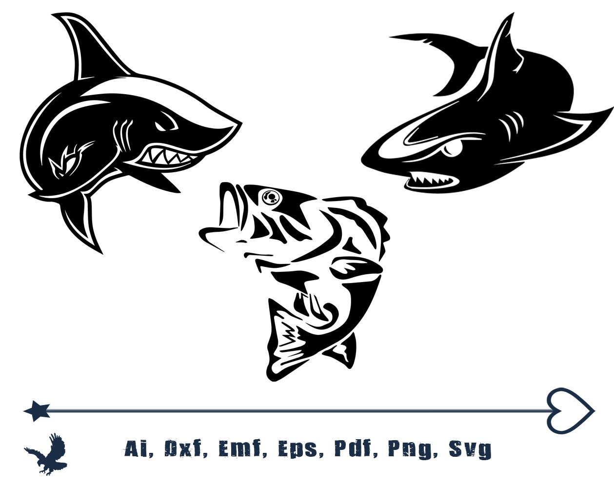 Free Free 157 Simple Bass Fish Svg SVG PNG EPS DXF File