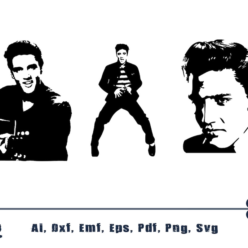 Elvis Presley Svg - Etsy