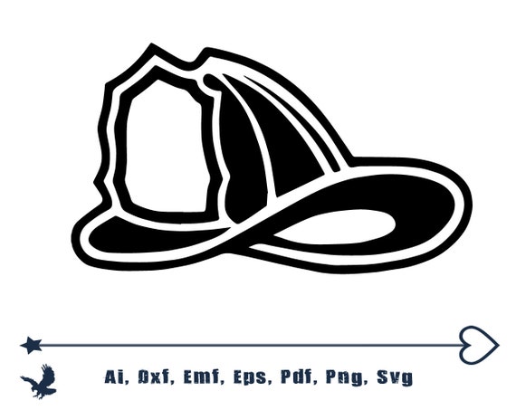 Firemans Helmet Vector Images SVG Silhouette Clipart Cutting Files SVG  Image for Cricut Firefighter Eps, Png ,dxf clip Art - Etsy