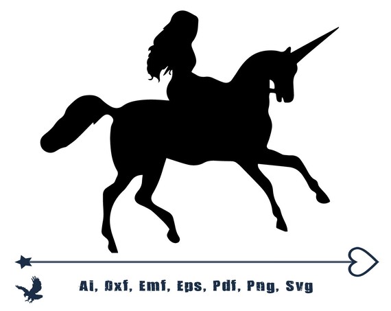 Unicorn woman svg Unicorns dfx Unicorn cutfiles animals svg Unicorns clipart svg Unicorns svg Unicorns silhouette