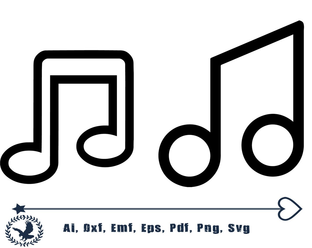 Music SVG Files, Musical Notes SVG, SVG, Music Notes Svg, Treble Clef ...