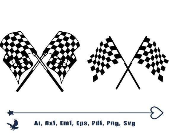 Racing Flag SVG, PNG, PDF, Car Flag SVG, Checker SVG