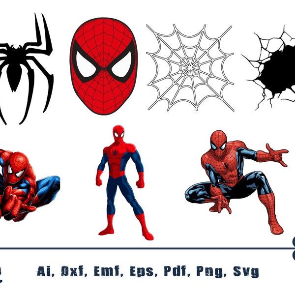Spiderman Svg - Etsy