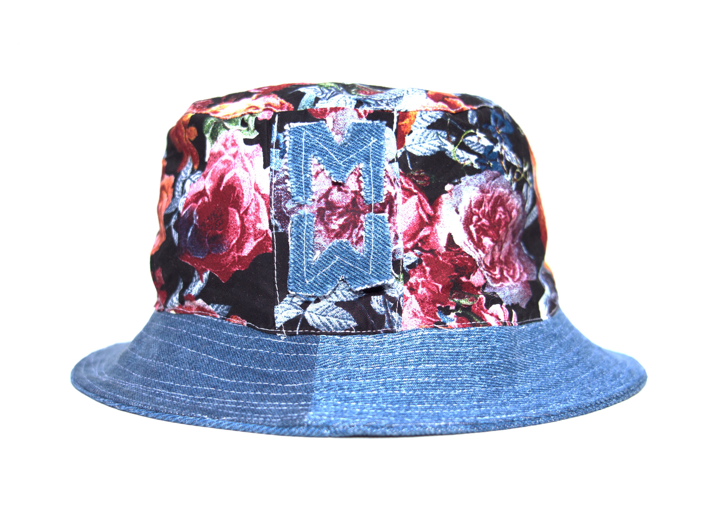 African Print Bucket Hat Wax Style Colorful Sun Hat K-K Vogues Bucket hat / Fisherman hat with African print - Yellow kente  main image 3