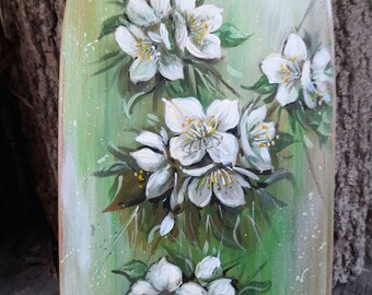 Decorative small cutting board  10*5 inch Decorative board on the  wall  Kitchen decor Home decor Hand painted