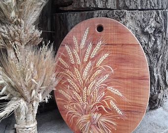 Decorative cutting board  11*8 inch Decorative board on the  wall  Kitchen decor Home decor Hand painted