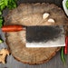 ZhenSanHuan Hand Hammered Forged Kitchen Knife Cleaver- Cleaver For Meat & Vegetables 