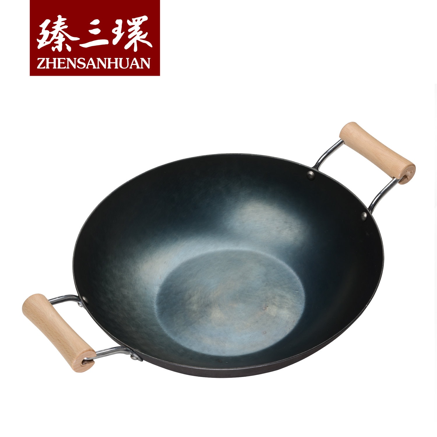 Zhensanhuan Chinese Traditional, Hand Hammered Iron Woks, Stir Fry Pans, No  Coating, Nonstick, A Bite of China Documented 