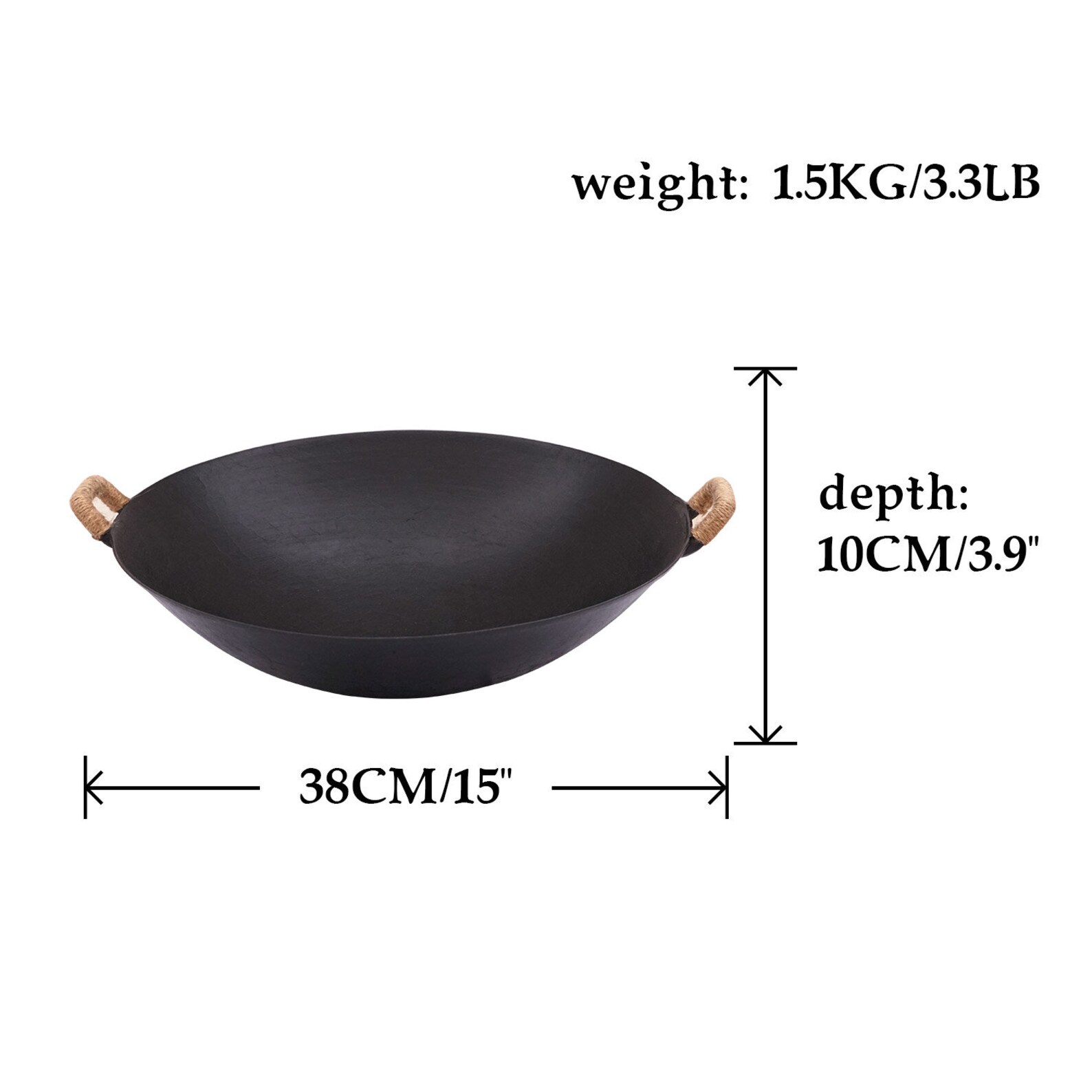 Zhensanhuan Handmade Cast Iron Wok Cantonese Large Wok Stir Etsy