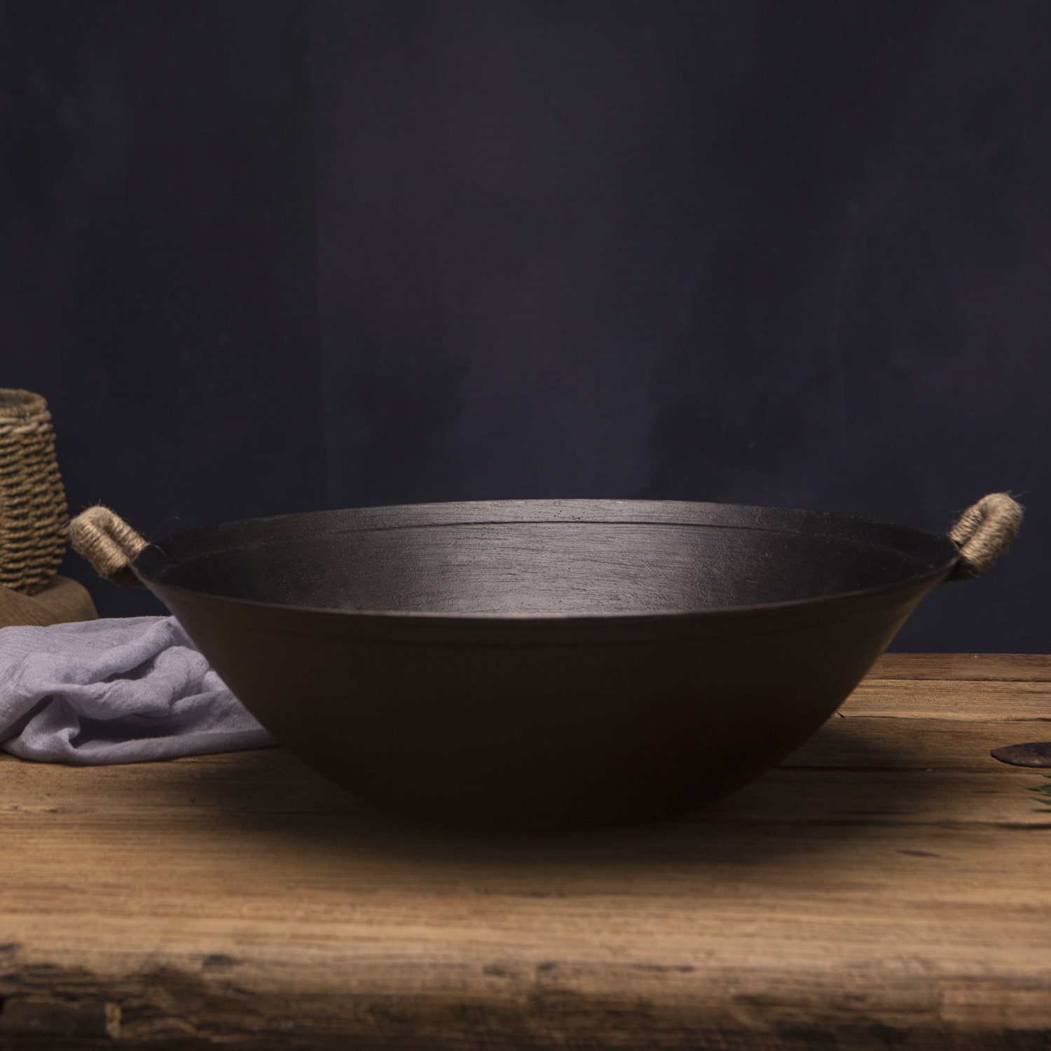10 inch Cast Iron Kadai-Smooth Finished - Style your life