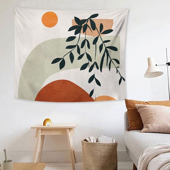 abstract wall tapestry