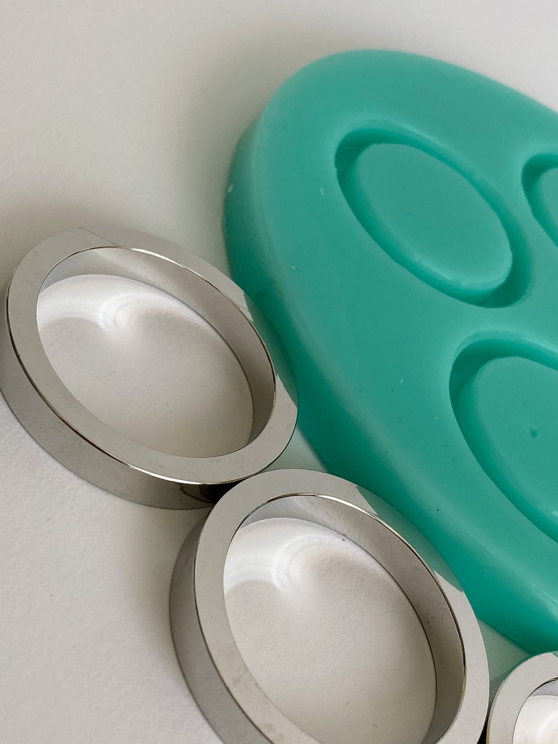 Silicone mould for epoxy resin mould for napkin rings napkin Etsy