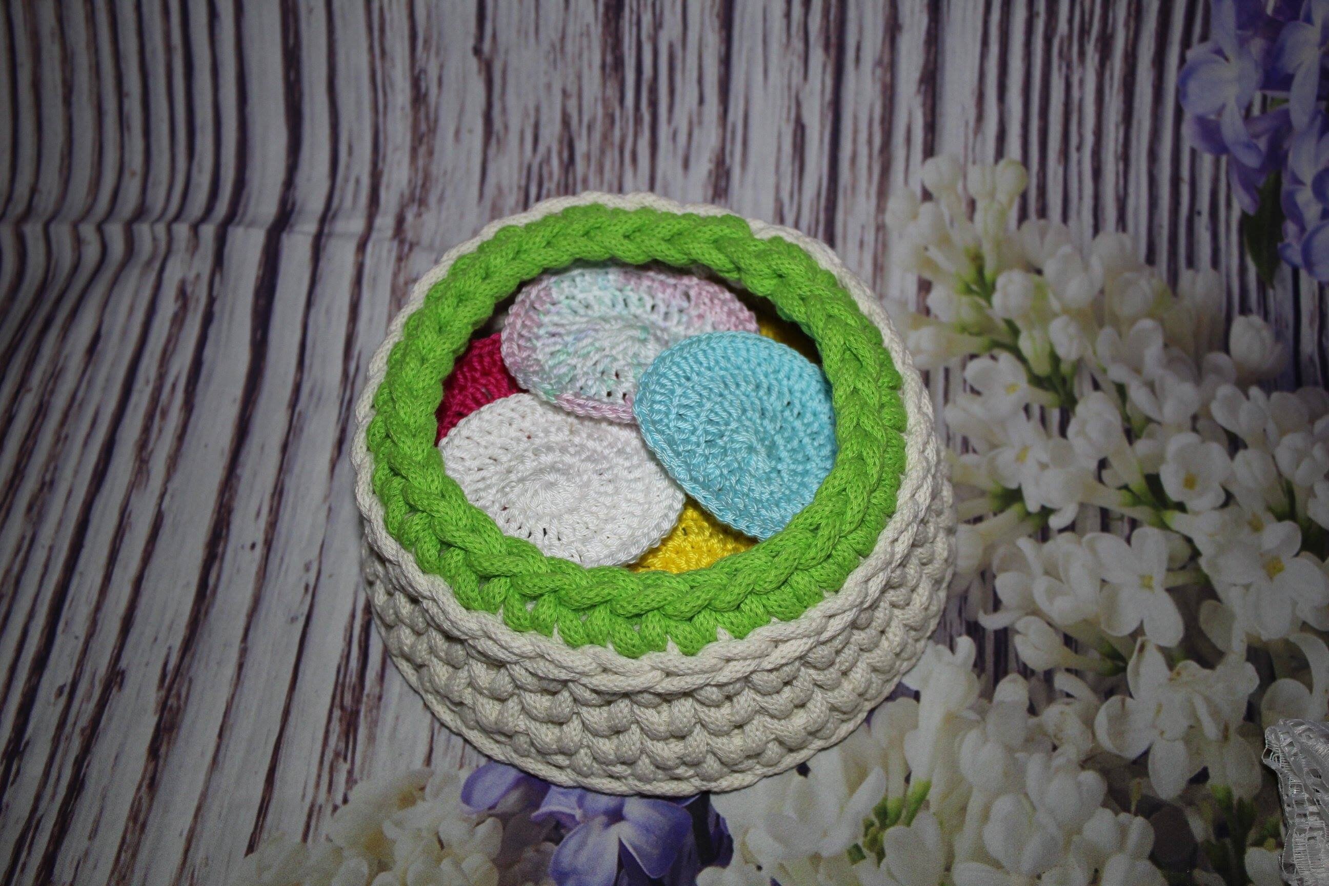 Makeup Pads Ecofriendly Reusable Crocheted Cotton Face Etsy