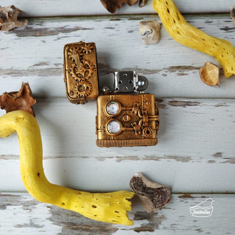 Steampunk Feuerzeug Steampunk Dekoration Fimo Schmuck | Etsy Steampunk Feuerzeug Steampunk Dekoration Fimo Schmuck | Etsy