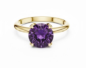 1.5 Carat Round Cut Gemstones Engagement Ring