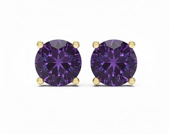 Crystal Swirl Stud earrings, Sterling Silver round cut Gemstone earrings