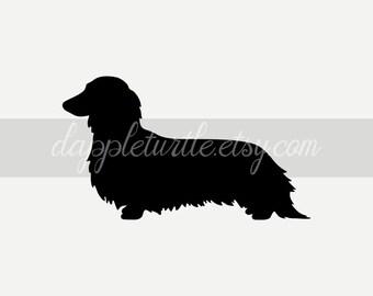 Dachshund Silhouette Etsy