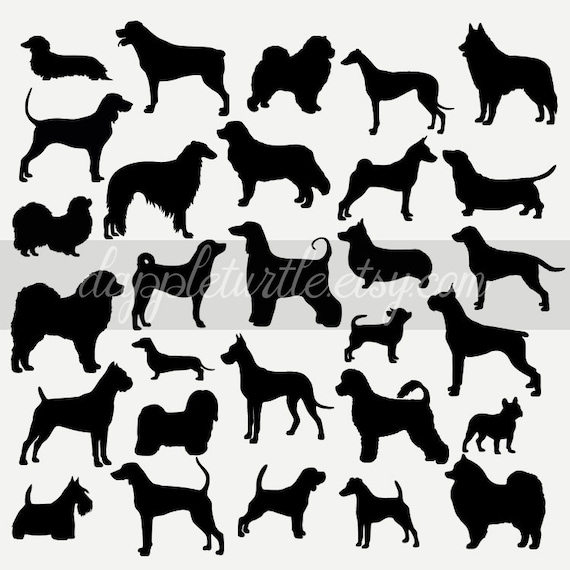 Download 150 Dog Breed Silhouettes Instant Download Png And Svg Files Etsy 3D SVG Files Ideas | SVG, Paper Crafts, SVG File
