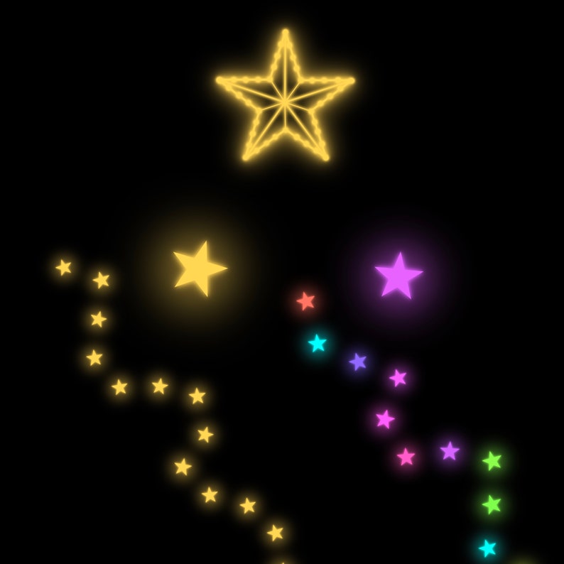Christmas Lights Brush Set Digital Brushes for Procreate - Etsy