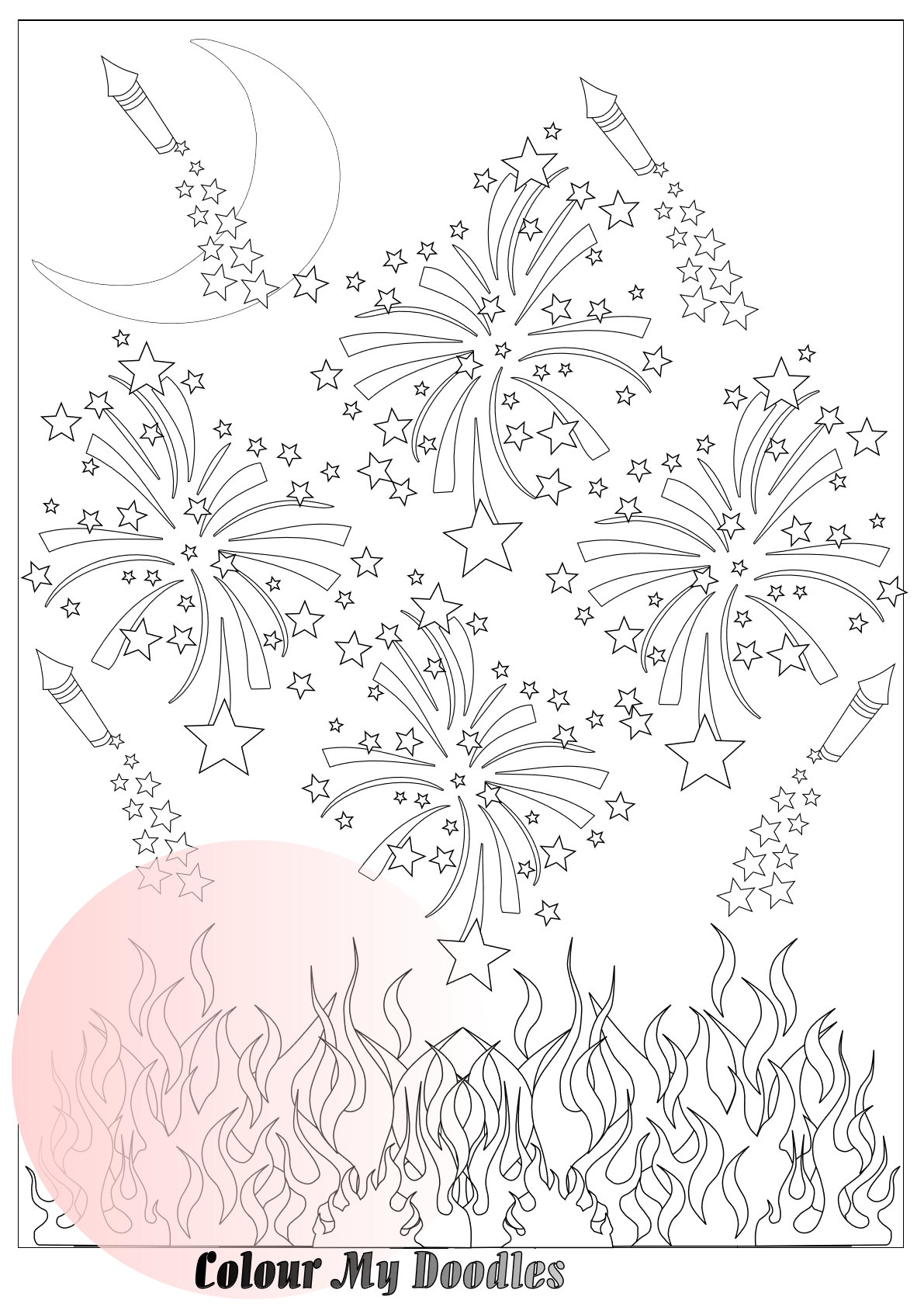 Free Printable Bonfire Night Colouring - Il Fullxfull.2589658301 4zns 