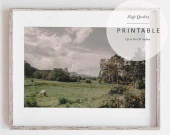 Highlands Landscape Photography Print  | Scotland Photography  |  Landscape Printable |  Nature Photography  |  Fine Art Digital Print