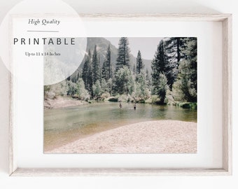 Yosemite Print  | Tenaya Creek  | Landscape Print  |  Nature Photography  |  Forest Print