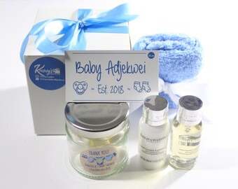 Baby shower favoured gift boxes