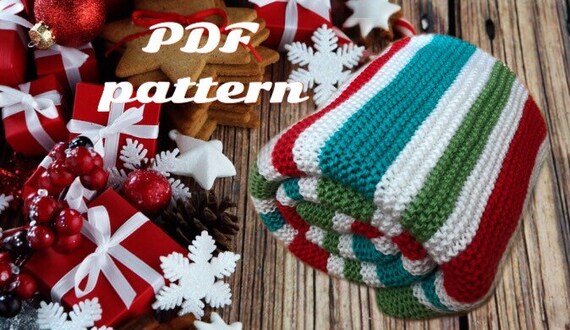 Christmas Baby Blanket Knitting Pattern Christmas Pattern Easy Knitting Pattern For Beginning