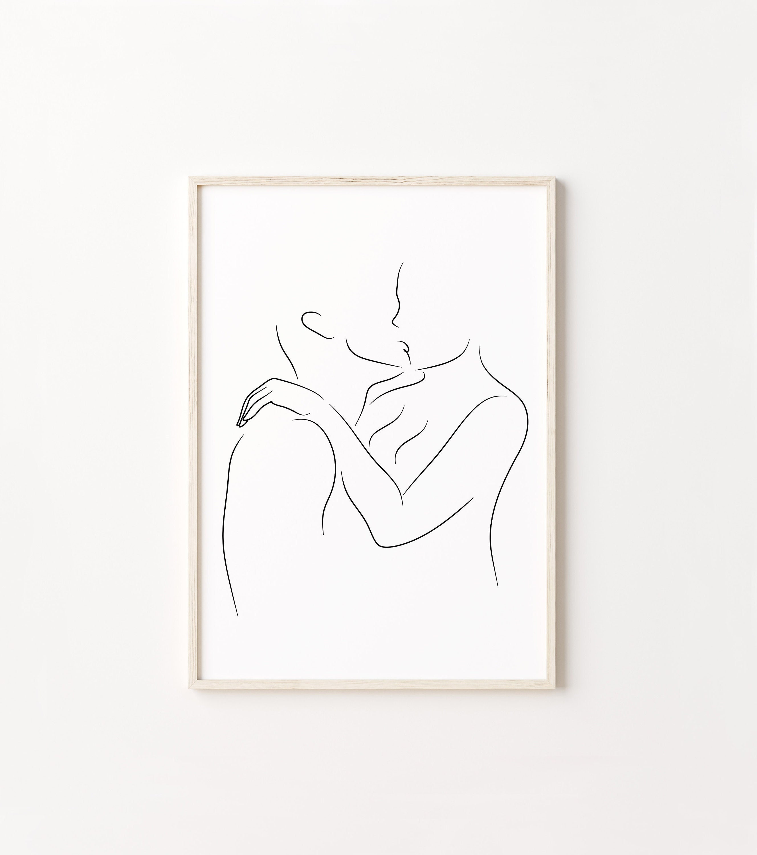 BLACK LOVE With HQ Black Frame Line Art, Couple Line Art, Love, Couple in  Love, Black Couple, Couples, Face to Face Illustration, African 