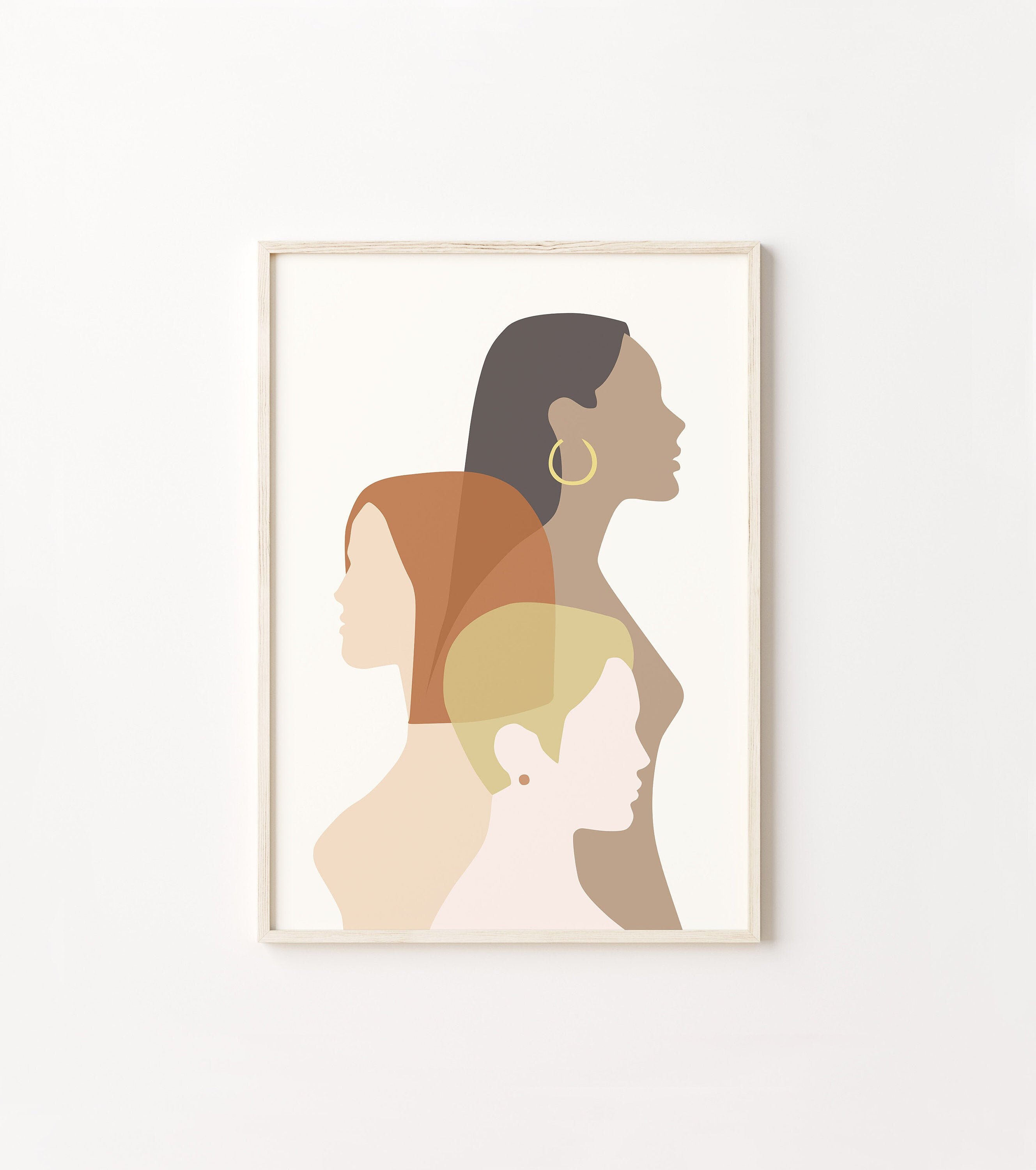 Minimalist Feminist Art Empowering Print Body Positive - Etsy