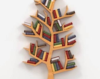 Tree Bookshelf Etsy