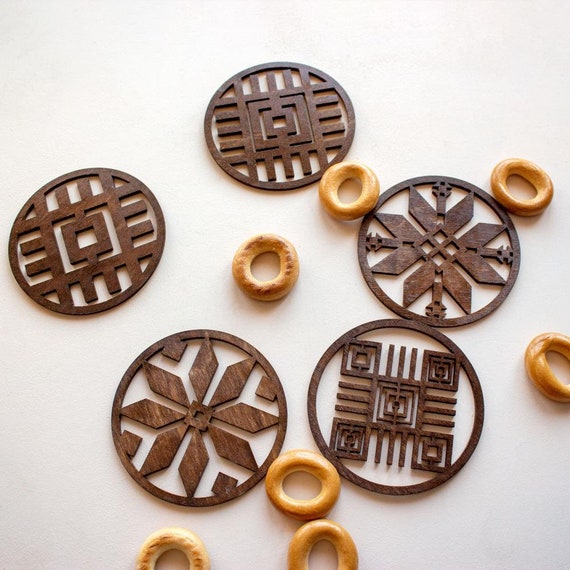 Wooden Coasters cnc filefile cnclaser cuttingcncfile Etsy