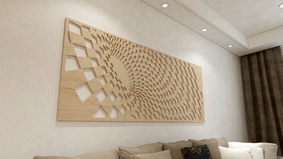Wooden wall art Tunnel Infinity cnc plan,cnc file,file cnc,laser cutting,cnc,file laser,laser cut,cnc plan,dxf file,eps file,file svg