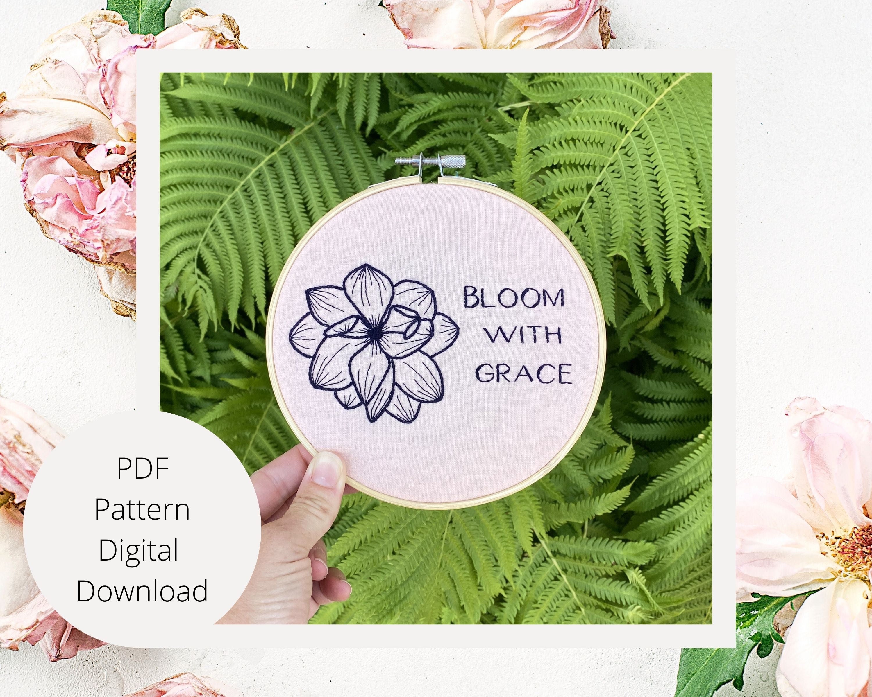Embroidery sybju bloom with grace pdf embroidery sybju  etsy Embroidery sybju bloom with grace pdf embroidery sybju  etsy