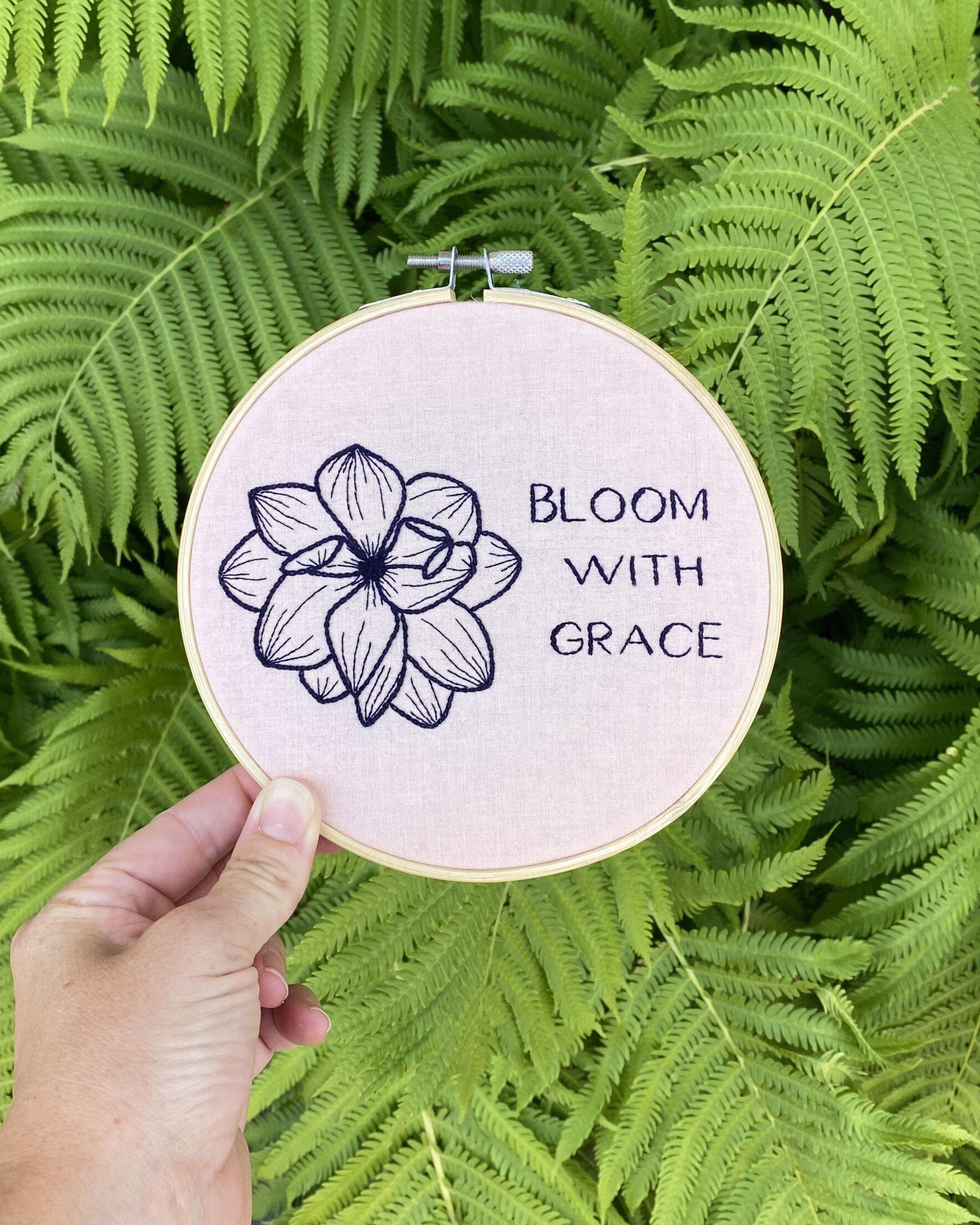 Bloom Grace Wreath Embroidery Bloom Grace Wreath Embroidery