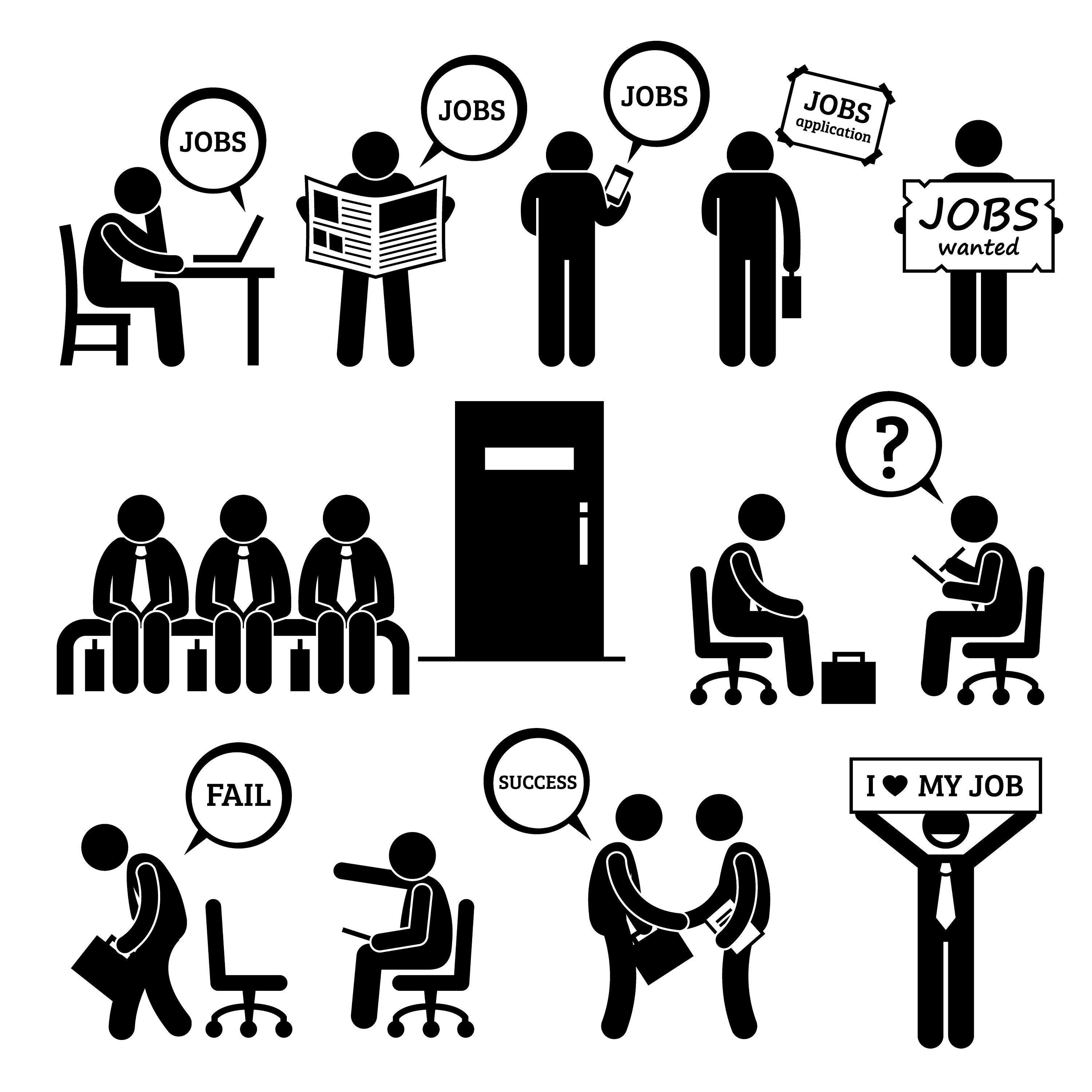 Man People Person Looking Search Hire Job Seeker Employment Interview  Interviewer Interviewee Recruit Recruitment Download PNG SVG Vector - Etsy, image size:3000x3000