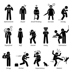 Alfabeto S Personalidad Negativa Personalidad PersonalidadEs Actitud Comportamiento Rasgos Stick Figura Stickman Hombre Persona Descargar PNG SVG Vector