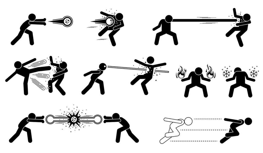 Free Vectors  stickman - fight