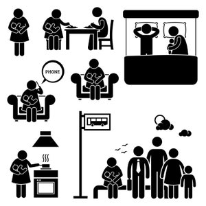 Mother Woman Lady Breastfeeding Public Breastfeed Feed Feeding Breast Milk Baby Child Parent Parenting Infant Download Icons PNG SVG Vector
