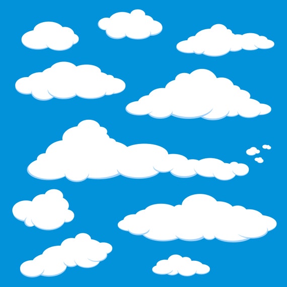 white cloud clipart png