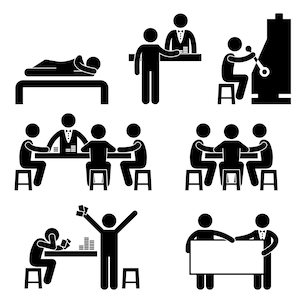 Gokker Gokken Casino Gamble Man Person People Host Croupier Dealer Jackpot Machine Winner Loser Mahjong failliet Icoon PNG SVG Vector