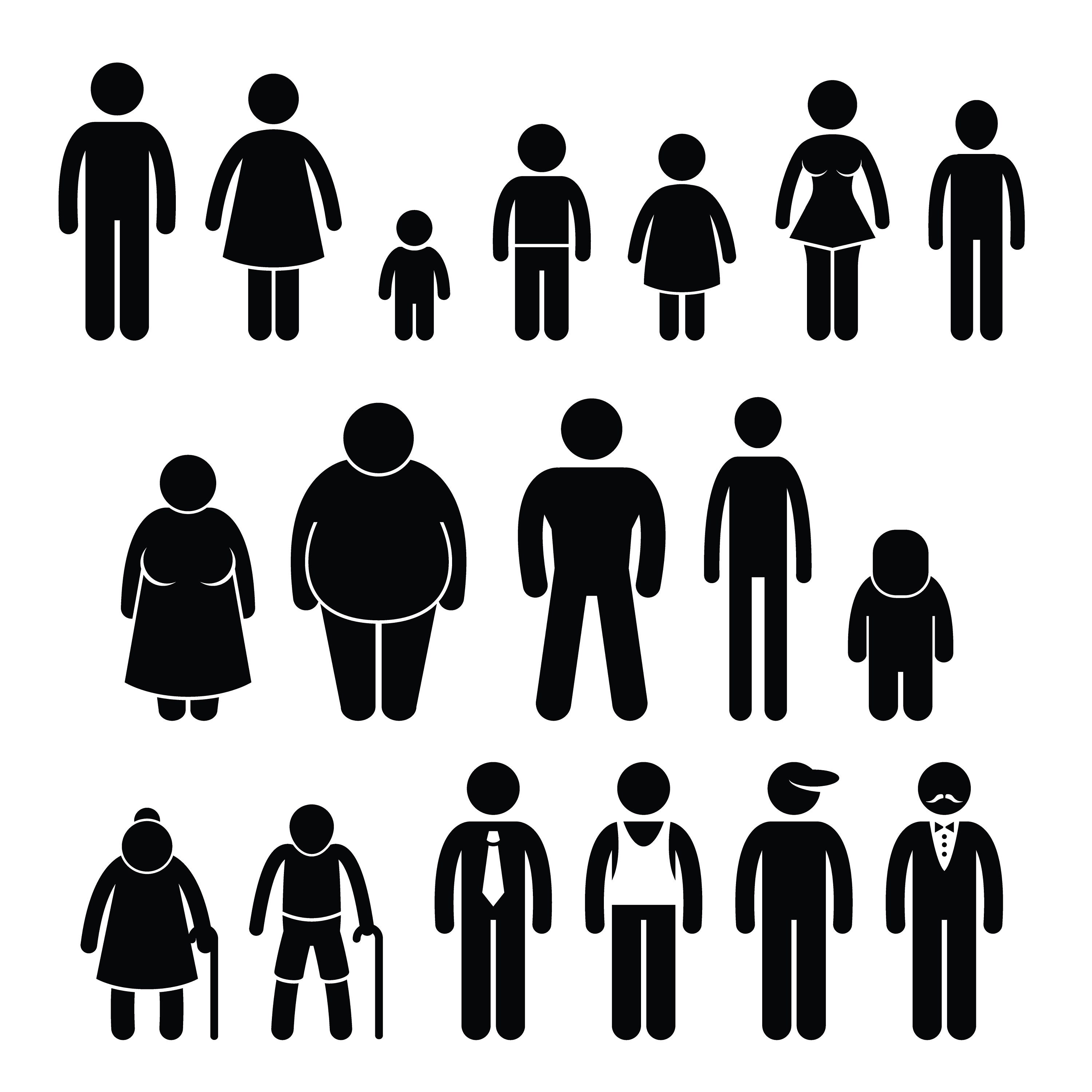 Stick Figure Stickman People Character Man Woman Children pic image