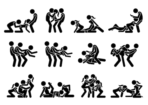 Trío Grupo Sexo Posiciones Sexuales Kamasutra Técnicas Follan 2 en 1  Intimidad Mujer Hombre Chica Chica PNG Vector Paquete Gráfico -  México